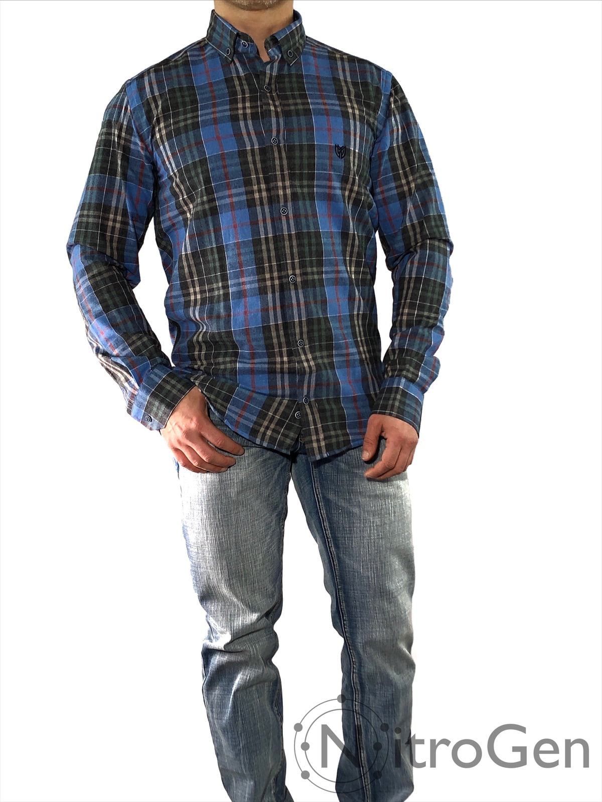 Formal Mens Short Sleeve Summer Yarn Dyed PolyCotton Check Shirt 3XL 5XL 
