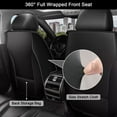 thumbnail image 5 of LAONNVIR Seat Covers Fit for Cadillac XT5 2017-2023 2024 Full Set,Faux Leather Car Seat Cover Waterproof for Vehicle Automotive Cushion Protector (5 Seats,Black), 5 of 5