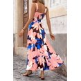 thumbnail image 2 of Vestido PRETTYGARDEN Floral Maxi Sin Mangas con Fruncido XL, 2 of 7