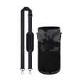 thumbnail image 1 of Eigraketly Funda para botella de agua de viaje para senderismo, Camping, con correa para el hombro, bolsa aislante Universal para hervidor de agua, funda Mochilas de mochilero Impreso Negro Eigraketly OD028393-03, 1 of 6