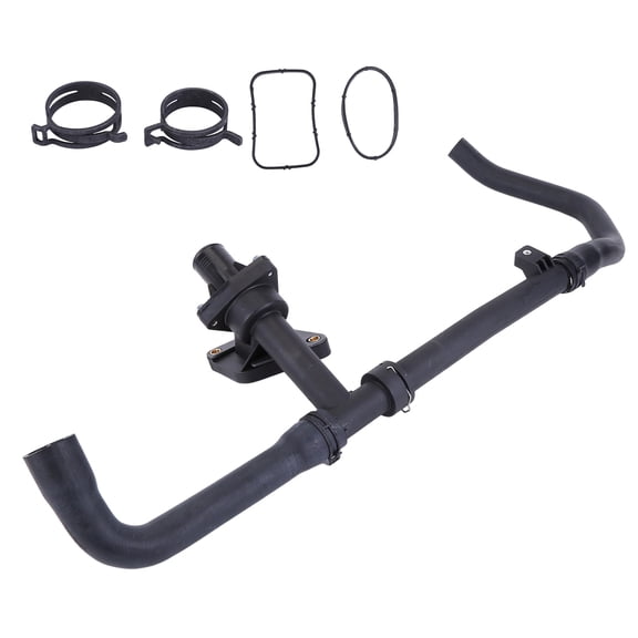 iSpchen Radiator Hose with Thermosat Assembly for Jaguar X-Type 2002-2008, Replaces C2S43430