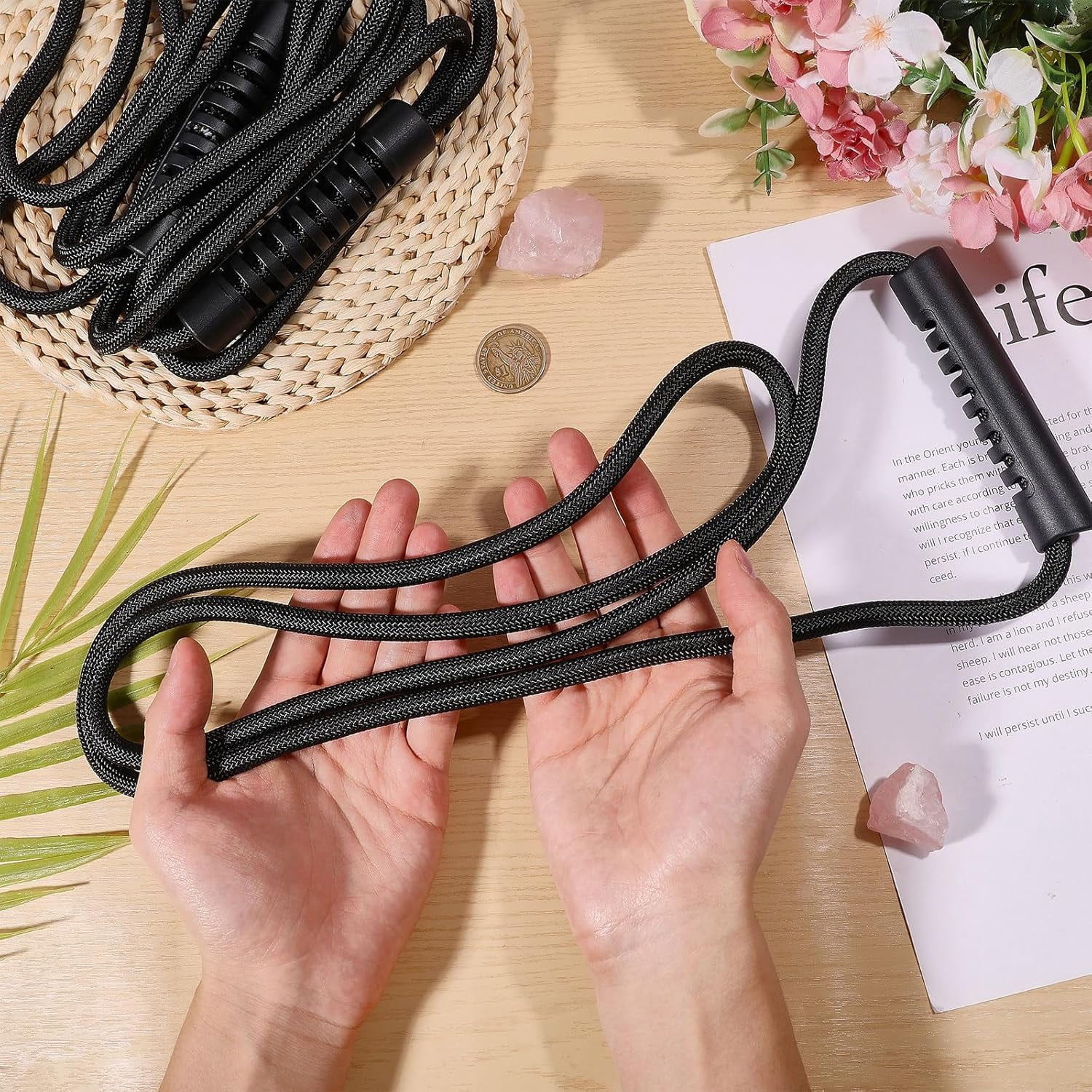 FEFEFW-6 Pack Loop-It Storage Straps 60 Inch Extension Cord Storage Straps Loop Hanger Organizer for Cable Management, Pool Hoses, Garden Hoses, Roap