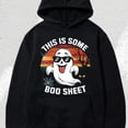 thumbnail image 2 of Cinolinkintera Men's Cotton Hoodie Cute Ghost Funny Halloween Sweater-Man's Halloween Hoodies, Halloween Pumpkins Print Casual Relaxed Soft Knit Pullover Hoodie Sweatshirt, 2 of 9