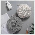 thumbnail image 5 of Quick Dry Bathroom Chenille Hand Towel Soft Absorbent Pom Towel Kitchen Microfiber, 5 of 5