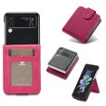 thumbnail image 1 of Allytech Galaxy Z Fold 3 Case, Z Fold 5G Wallet Case, PU Leather Cards Holder Kickstand Shockproof Protection Wallet Case Cover for Samsung Galaxy Z Fold 3 5G Phone 2021 Released, Rose, 1 of 1