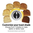 thumbnail image 4 of Hamilton Beach 2-Slice Toaster with Extra-Wide Slots, Toast Boost, Removable Crumb Tray, Stainless Steel, 4 of 9