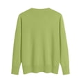 thumbnail image 3 of MVRLSH Women's Oversized Sweaters for Women Button Down V Neck Pocket Lightweight Open Front Knit Jacket Fall Fashion Tops Cardigan Sweater Green - M, 3 of 4