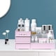 thumbnail image 5 of Caja organizadora de maquillaje Bearachild de PP con cajones estuche cosmético de joyería almacenamiento y organización del hogar rosado 25.2x15.4x11.5cm, 5 of 6