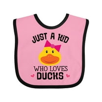 Inktastic Duck Lover Cute Girls Girls Baby Bib