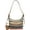 Khaki, variant on Women's Woven Beach Shoulder Handbag Colorful Straw Tote Bag Summer Vacation Crossbody Bag