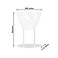 thumbnail image 3 of Efavormart 32" Tall Acrylic Crystal Chandelier Wedding Bouquet Pillar Centerpiece, Large Flower Arrangement Table Stand, 3 of 11