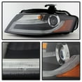 thumbnail image 2 of Spyder Audi A4 09-12 Projector Headlights - Xenon/HID Model Only ( Not Compatible With Halogen Model ) - DRL LED - Black, 2 of 5