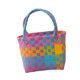 thumbnail image 1 of Bolso de mano tejido, lavable, multiusos, moderno, ideal para compras navideñas y citas. violeta rosa, 1 of 9