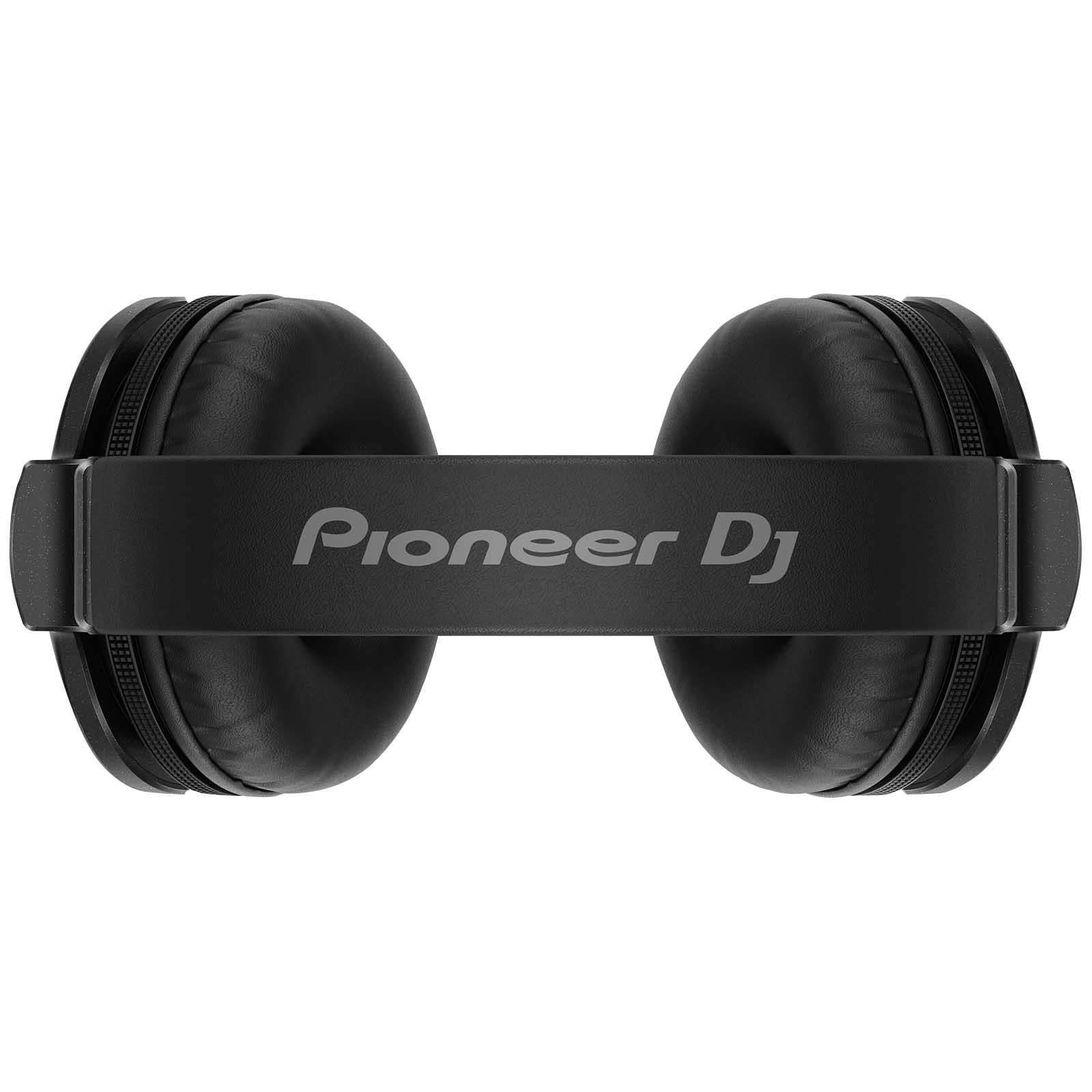Pioneer DJ HDJ-CUE1BT Black Wireless Bluetooth Headphones with Green Ear Pad Accessories Package