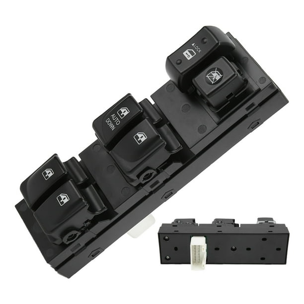Accesorios para automóviles, botón del elevalunas eléctrico del coche, interruptor de ventana eléctrica, diseño meticuloso