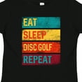 thumbnail image 4 of Inktastic Disc Golfer Eat Sleep Disc Golf Repeat Boys or Girls Toddler T-Shirt, 4 of 5