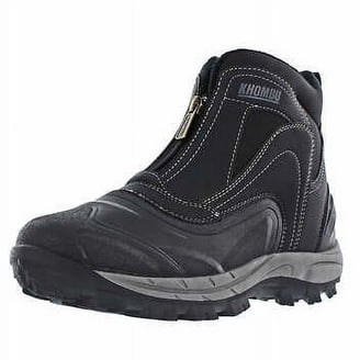Khombu Mens Cold Weather Boots with Front Zipper Closure  display picture 2