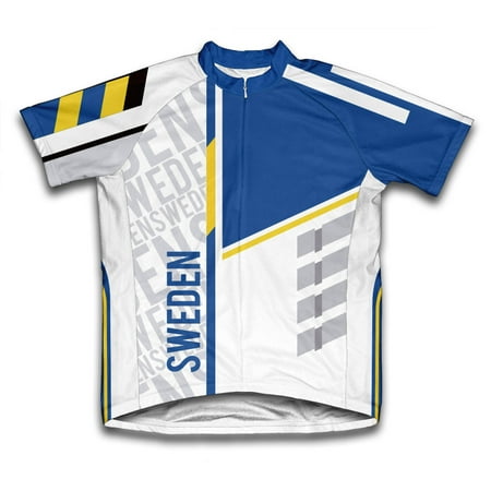 Sweden ScudoPro Short Sleeve Cycling Jersey  for Men - Size