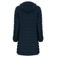 thumbnail image 3 of Women's Cutter & Buck Navy California Angels Cooperstown Collection Mission Ridge Repreve Eco Insulated Long Full-Zip, 3 of 3