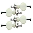 thumbnail image 5 of 4 Pcs Pinces de Réglage Ukulélé Tête de Machine pour Guitare Classique Ukulélé Blanc, 5 of 5