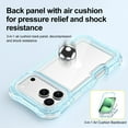 thumbnail image 3 of Dteck for iPhone 17 Pro Max Case, Dual Layer Shockproof Transparent Protective Phone Cover with Lanyard for iPhone 17 Pro Max 6.9 Inch,Blue, 3 of 8
