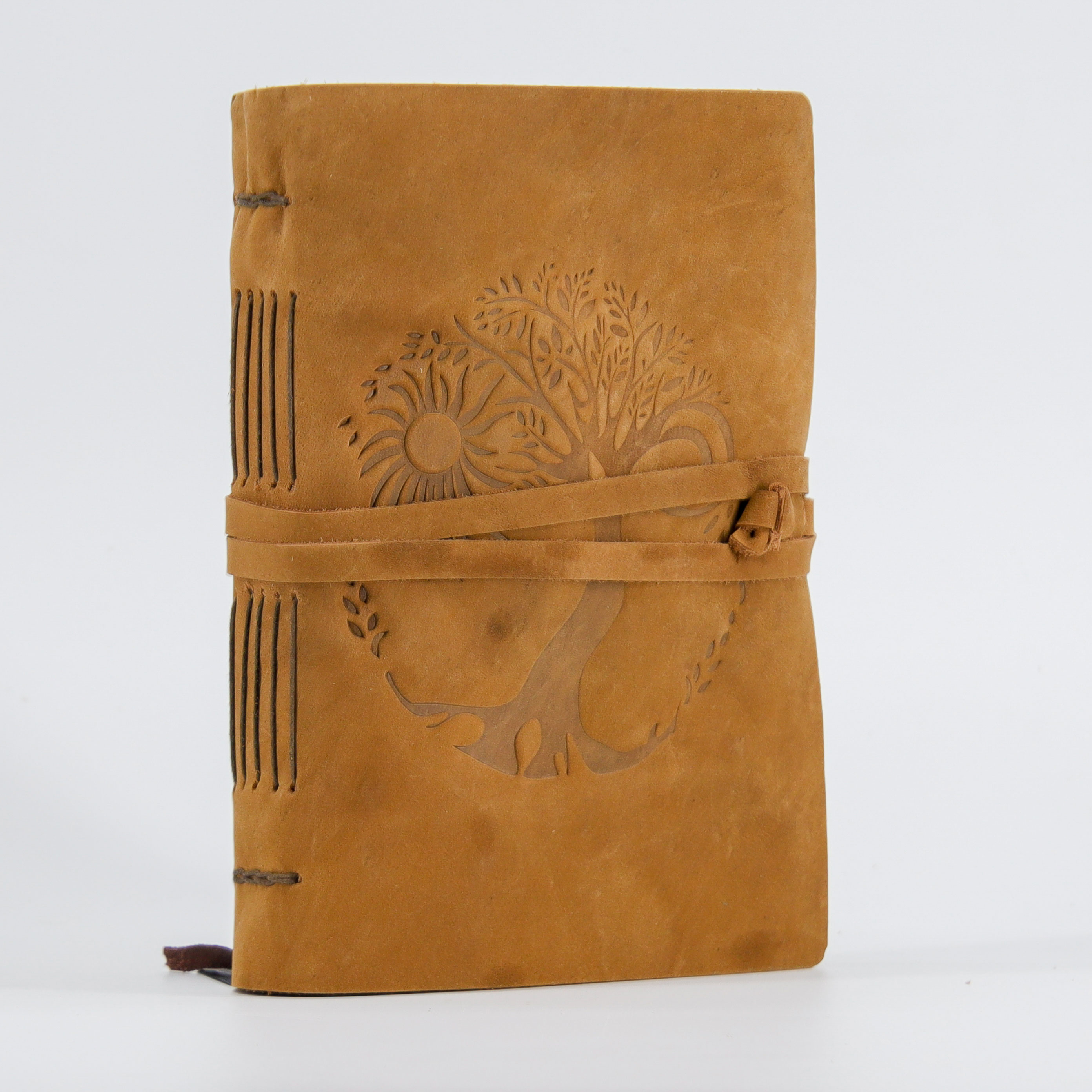 Komal's Passion Leather Journal, 8" x 6", 240 Pages photo 3