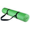 thumbnail image 2 of Signature Fitness All Purpose High Density No Tear Exercise Mat w/Strap, Green, 2 of 6
