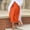Orange women harem pants casual a1, variant on Women Harem Pants Casual Elastic Waist Flowy Baggy Midi Trousers Solid Workout Lounge Beach Summer, Khaki S