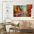 thumbnail image 5 of Elephant Stock Streetlife Wall Art - Horizontal Canvas Wall Art - Living Room Wall Decor - City Canvas - Orange And Beige Decor By Annette Schmucker - 30" x 20", 5 of 8