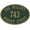 Green/Gold, variant on Wall Address Plaque, Outdoor Decor, Home Decor, Housewarming Gift, Custom Metal Address Sign