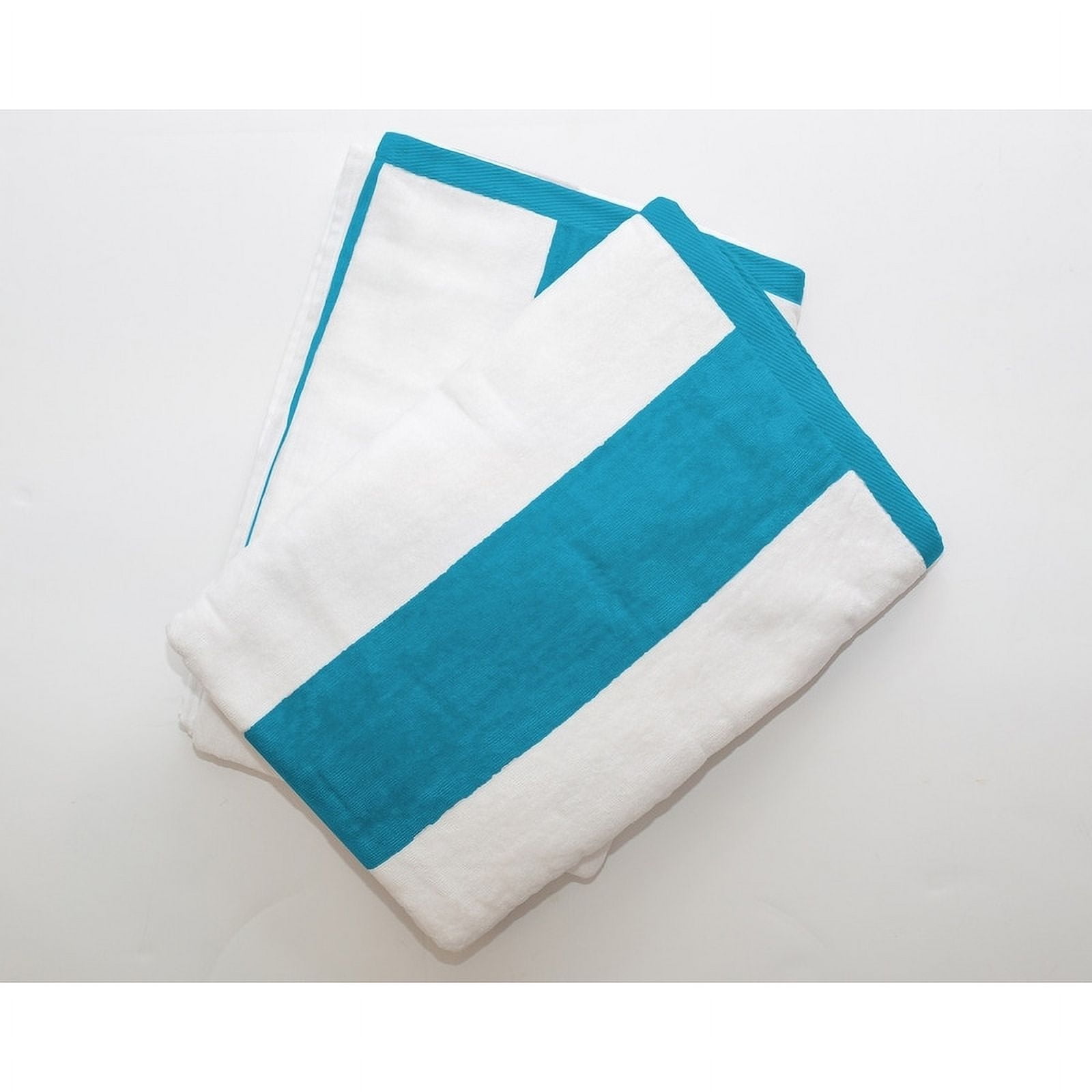 2-Pack Tropical Cabana 100% Cotton Beach Towel in Lime