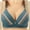 Blue, variant on Women's Wireless Breathable Hollow-Out Bralette Soft Stretch Seamless No-Rim Everyday Comfort Lounge Bra Lightweight for Daily Wear
