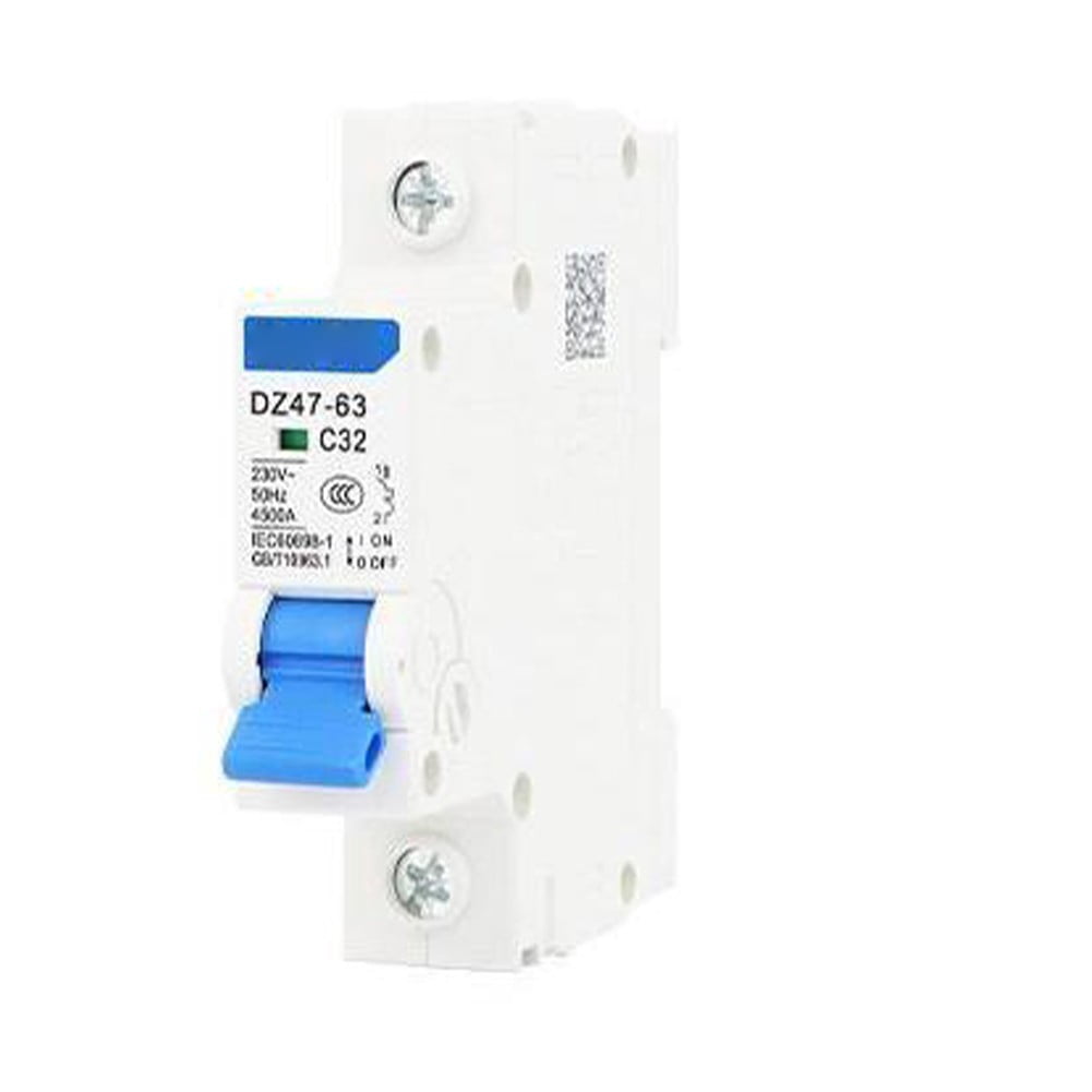 1/2P Circuit Breaker DZ47-63 For Solar PV Circuit Breaker 32A Circuit Breake PV System Power Supply Accessories