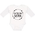 thumbnail image 3 of Inktastic I'm The Sister Girls Long Sleeve Baby Bodysuit, 3 of 5