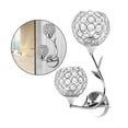 thumbnail image 5 of Modern wall of crystal Light Lamp Shiny Gorgeous Bedroom Sconce Lighting Fixture with 2 Heads, E26/E27 Socket - _Left, 5 of 8