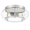 thumbnail image 3 of Quoizel Trilogy 3-Light 16" Ceiling Light in Brushed Nickel, 3 of 4
