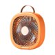 thumbnail image 2 of Ventilador de Escritorio Plegable Naranja con Pantalla Digital y Función de Temporizador, Alimentado por USB, 2 of 5