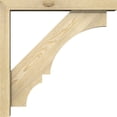 thumbnail image 3 of Ekena Millwork 4"W x 24"D x 24"H Balboa Block Rough Sawn Bracket w/ Offset Brace, Douglas Fir, 3 of 25
