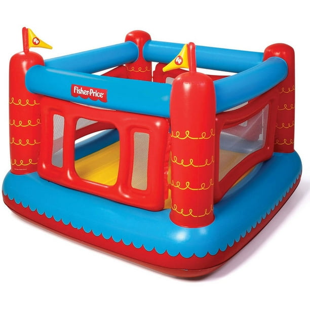 FisherPrice Bouncetastic Bounce House in Red and Blue with 50 Play