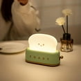 thumbnail image 2 of Creative Toast Night Light Healing Atmosphere Light Bedside Sleep Light Gift, 2 of 2