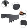 thumbnail image 5 of Loyalheartdy Acoustic Partitionc Privacy Panel Noise Reducing Visual Distractions for Home Office (Anthracite Gray)47.25" x 16", 5 of 12
