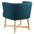 thumbnail image 6 of Accent Chair, Fabric, Wood, Navy Blue, Modern Contemporary Urban Design, Living Lounge Room Hotel Lobby Hospitality, 6 of 8