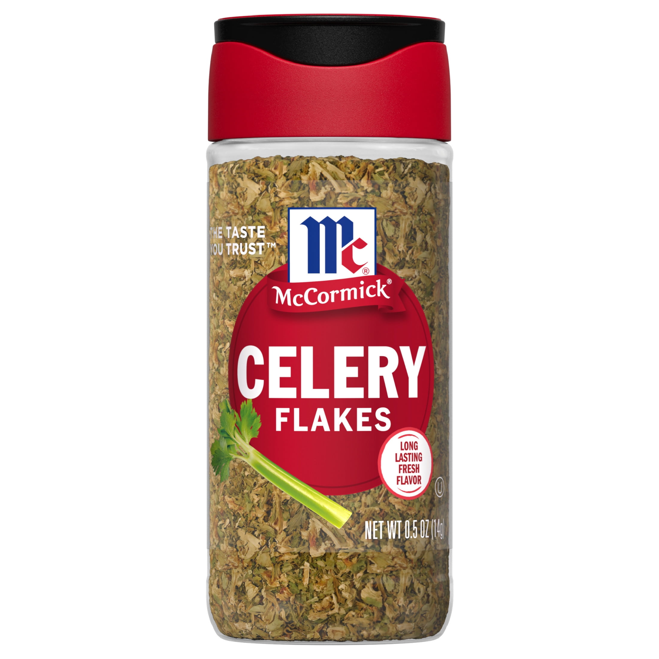 (3 pack) McCormick Kosher Celery Flakes, 0.5 oz Bottle