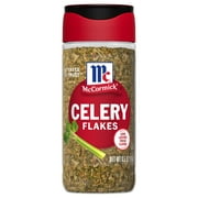 McCormick Non-GMO Kosher Celery Flakes, 0.5 oz Bottle