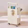thumbnail image 4 of Asa ancha, equipaje con apertura frontal con portavasos USB, contraseña, maleta ligera, cubierta de carrito de embarque para hombres y mujeres, 20 pulgadas, 4 of 4