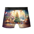 thumbnail image 2 of Merry Christmas Mastiff Santa Hat Xmas Tree Winter Holiday All Over Print Boxer Briefs Underwear for Men Dad Mastiffs Dog Lover Gifts Idea - 01013, 2 of 6
