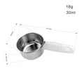 thumbnail image 2 of ACDANC Stainless Steak Cup Ingredient Cup 30Ml Measuring Spoon 8/1 Cup Container French Fries Tomato Spoon, 2 of 7