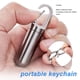 thumbnail image 3 of Llavero Impermeable De Acero Inoxidable Para Tableta, Pastillero Compacto Con Llavero Y Collar, Pastillero Ligero Para Medicamentos Diarios, Viajes Y Actividades Al Aire Libre, 3 of 7
