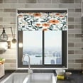 thumbnail image 2 of Yayeee Window Valance for Kitchen Farmhouse Rod Pocket Flowers Pattern Short Curtain for Living Room, 2 of 6
