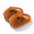 thumbnail image 1 of Zapatillas de capibara, lindas zapatillas de peluche de animales for mujer, zapatos cálidos y acogedores de invierno for casa, 1 of 5